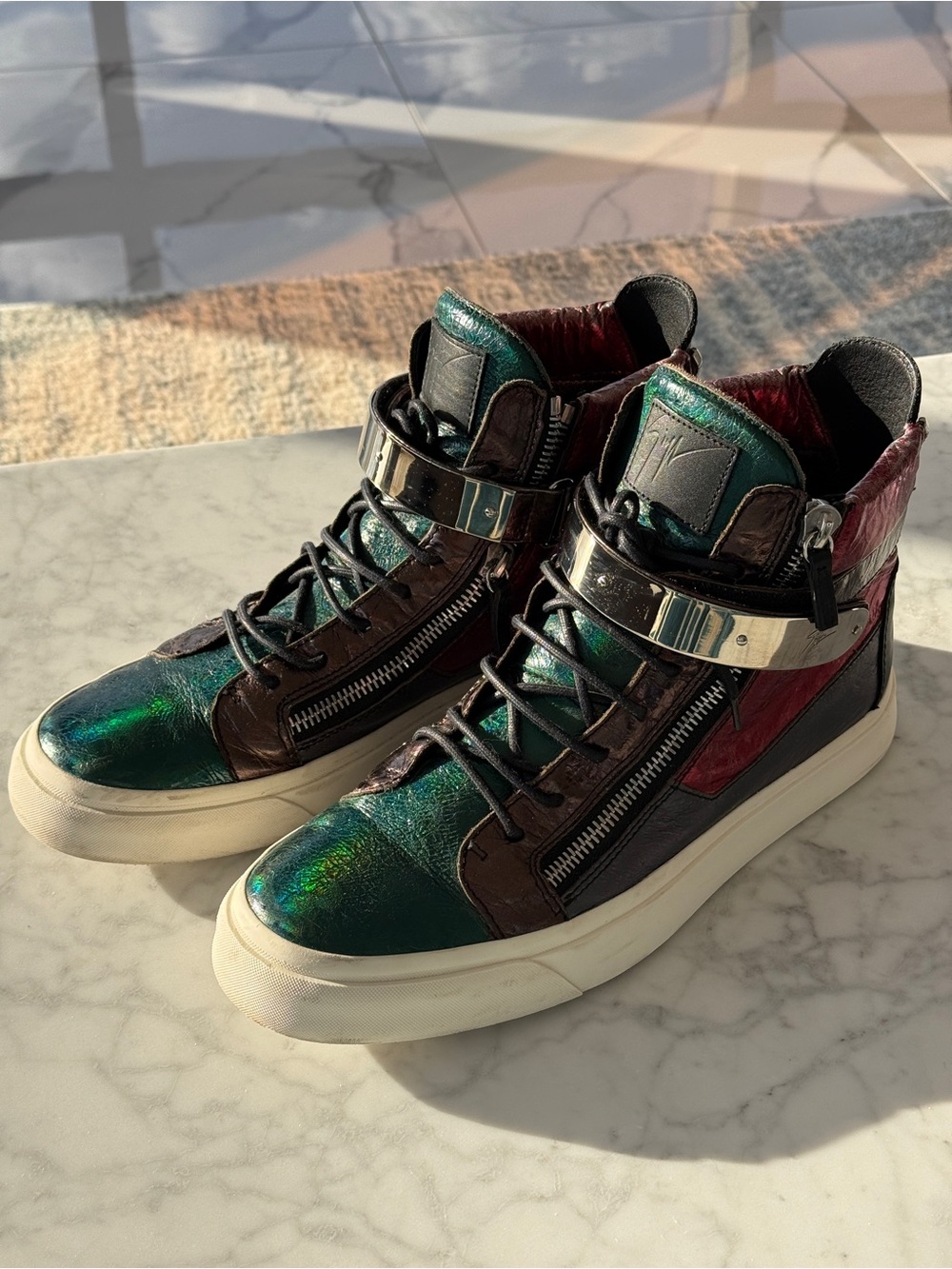 Men's Giuseppe Zanotti multicolored high top